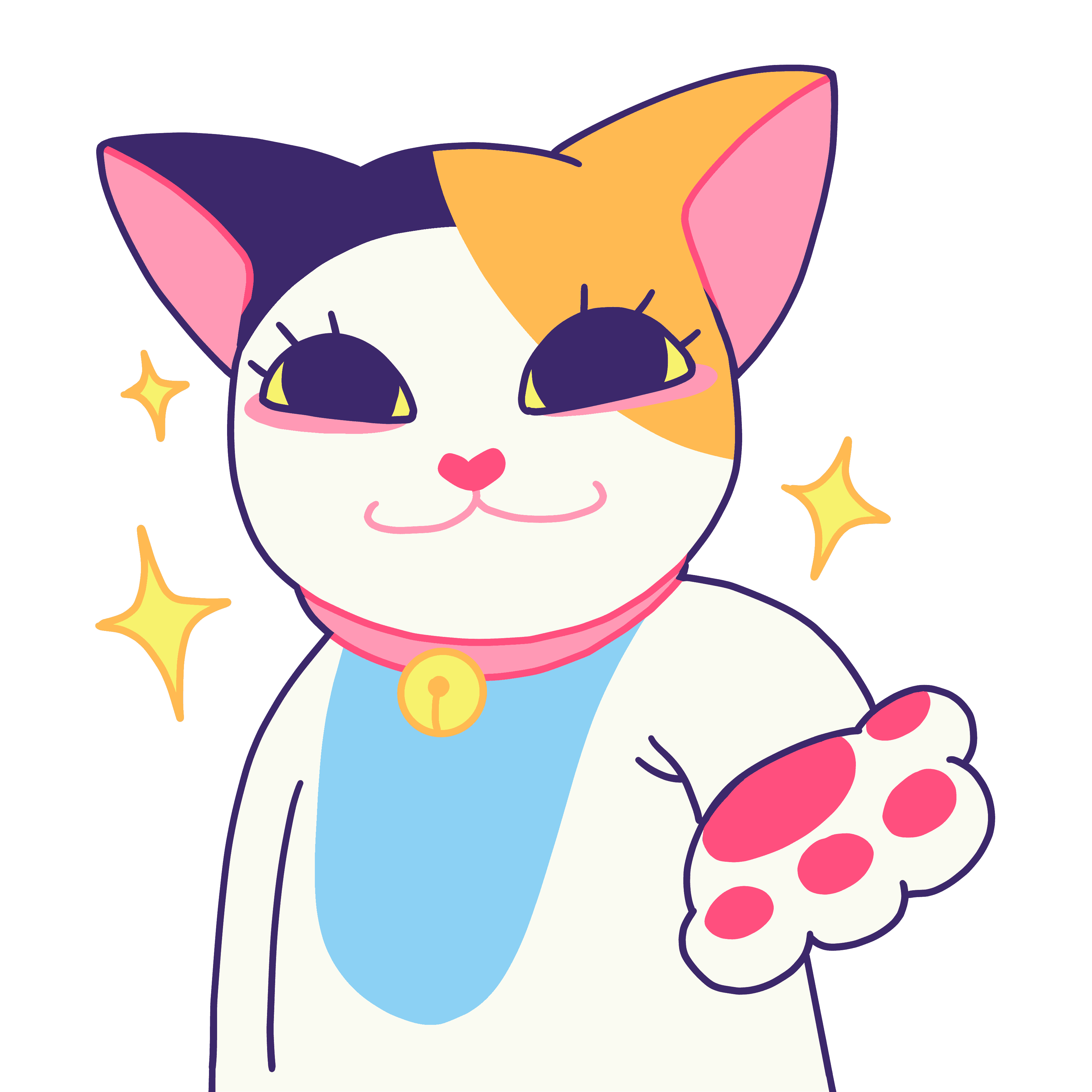 Calicu mascot ready to help you get started